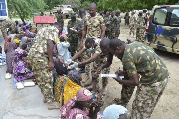 Troops rescued eight children