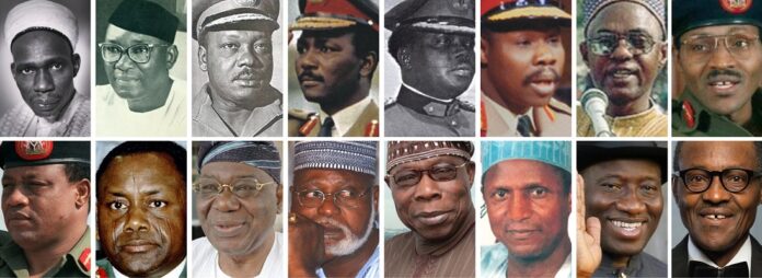Nigerian leaders since independence