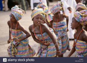 Yoruba Nigeria children dancing