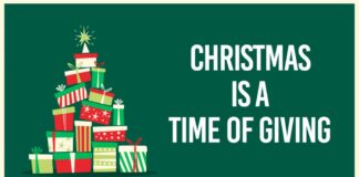 The true meaning of Christmas Time of love, time of giving