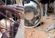Stepmother and husband arrested for chaining 3 children in Imo Stepmother and husband arrested for chaining 3 children in Imo