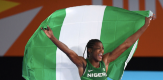 Adekuoroye beat Malik 7-3 in the women’s freestyle wrestling Adekuoroye beat Malik 7-3 in the women’s freestyle wrestling