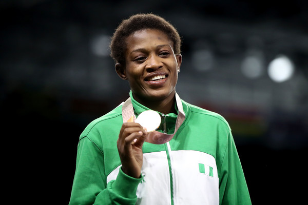 Adekuoroye beat Malik 7-3 in the women’s freestyle wrestling